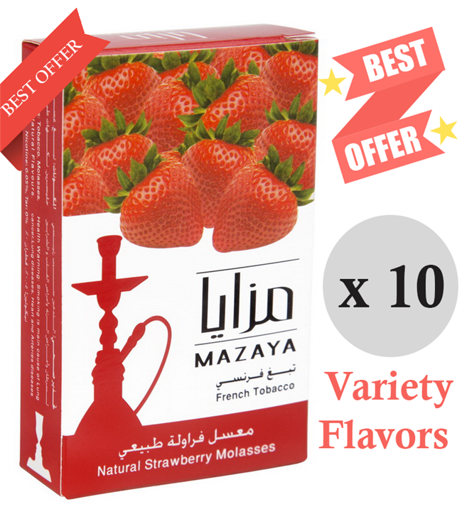 Mazaya variety Flavor 10 pack